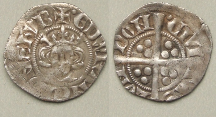 Edward I London mint penny class 4d